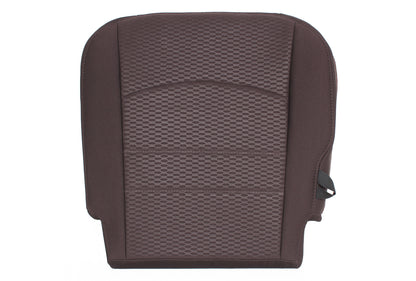 2013-2020 Dodge Ram 1500 SLT Driver Side Bottom Cloth Seat Cover Brown with Alloy Center