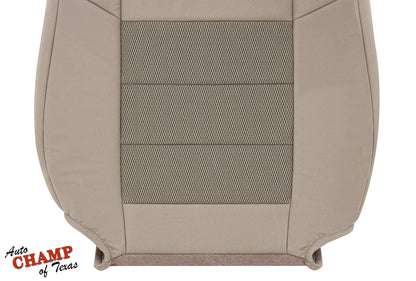 cloth lean back seat cover driver side ford f550 tan