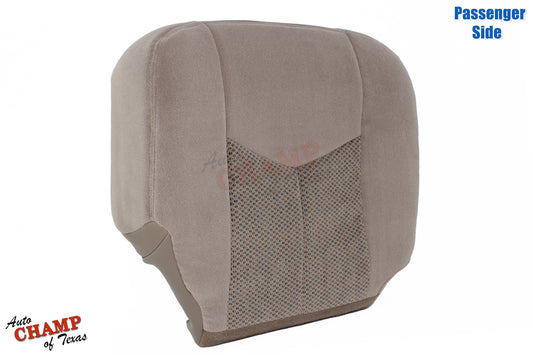 2003 2006 chevy silverado passenger seat back cloth tan
