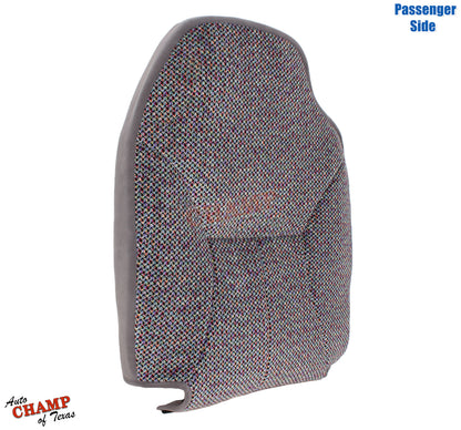 1998 2001 dodge ram 1500 slt laramie passenger side lean back cloth seat cover light gray