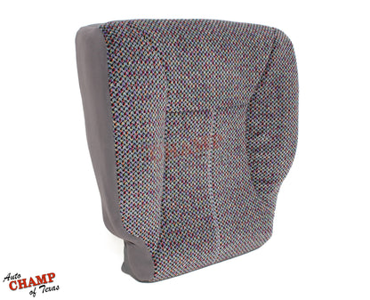 1998 2001 dodge ram 1500 slt laramie passenger backrest cloth seat cover light gray