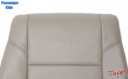 2005-2006 Toyota Tundra passenger side tan leather seat cover