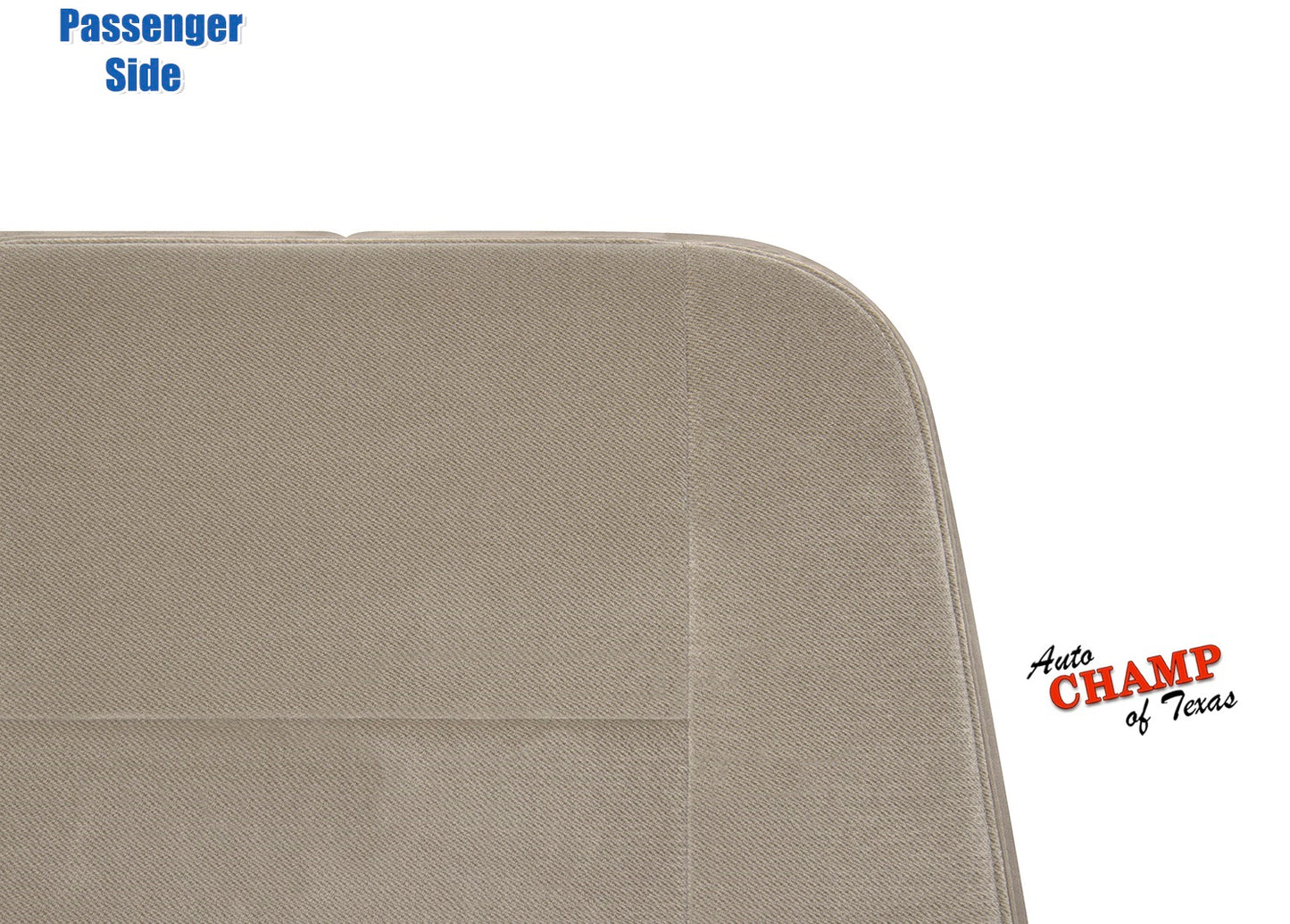 2003-2009 Ford Crown Victoria Passenger Side Lean Back Cloth Seat Cover Tan