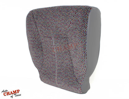1998 2001 dodge ram 1500 slt laramie passenger backrest cloth seat cover light gray