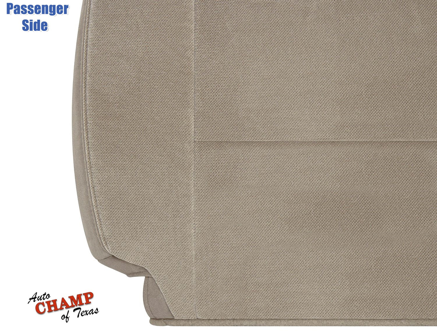 2003-2009 Ford Crown Victoria Passenger Side Lean Back Cloth Seat Cover Tan