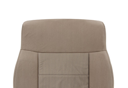2007–2008 Ford F-150 XLT STX FX4 Driver Lean Back Cloth Seat Cover Pebble Tan