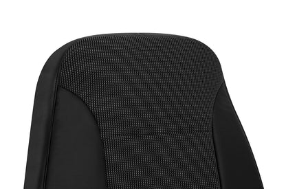 2013–2015 Chevy Malibu Passenger Side Lean Back Cloth Leather Seat Cover Black