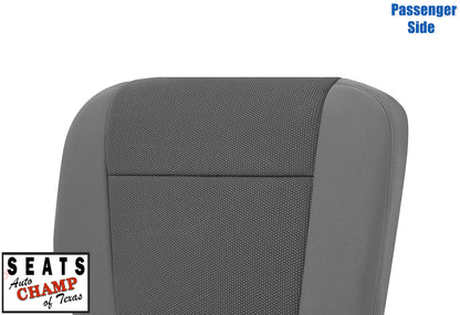gray bottom cloth seat cover 2015 2020 ford f150 stx oem match