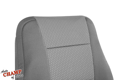 ford f250 xlt driver lean back seat cover gray cloth 2017 2022