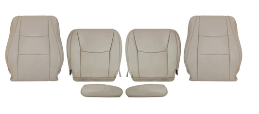 2003-2009 Lexus GX470 Driver & Passenger Complete Leather Seat Covers Tan