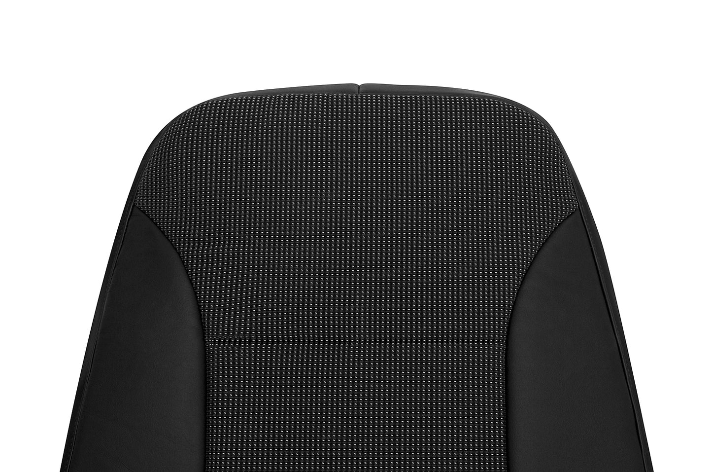 2013–2015 Chevy Malibu Passenger Side Lean Back Cloth Leather Seat Cover Black