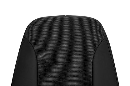 2013–2015 Chevy Malibu Passenger Side Lean Back Cloth Leather Seat Cover Black