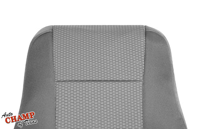 gray driver side backrest cover ford f250 xlt 2017 2022 cloth lean back