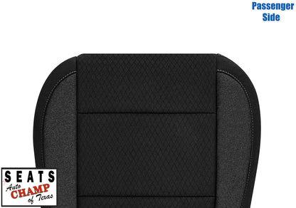 2021 chevy tahoe ls z71 seat bottom cloth black replacement cover