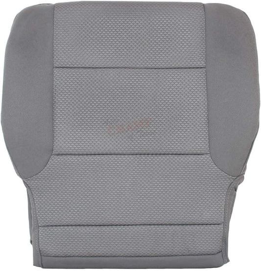 2014–2019 GMC Sierra 1500 Driver Bottom Cloth Seat Cover Dark Ash Gray