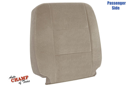 2003-2009 Ford Crown Victoria Passenger Side Lean Back Cloth Seat Cover Tan