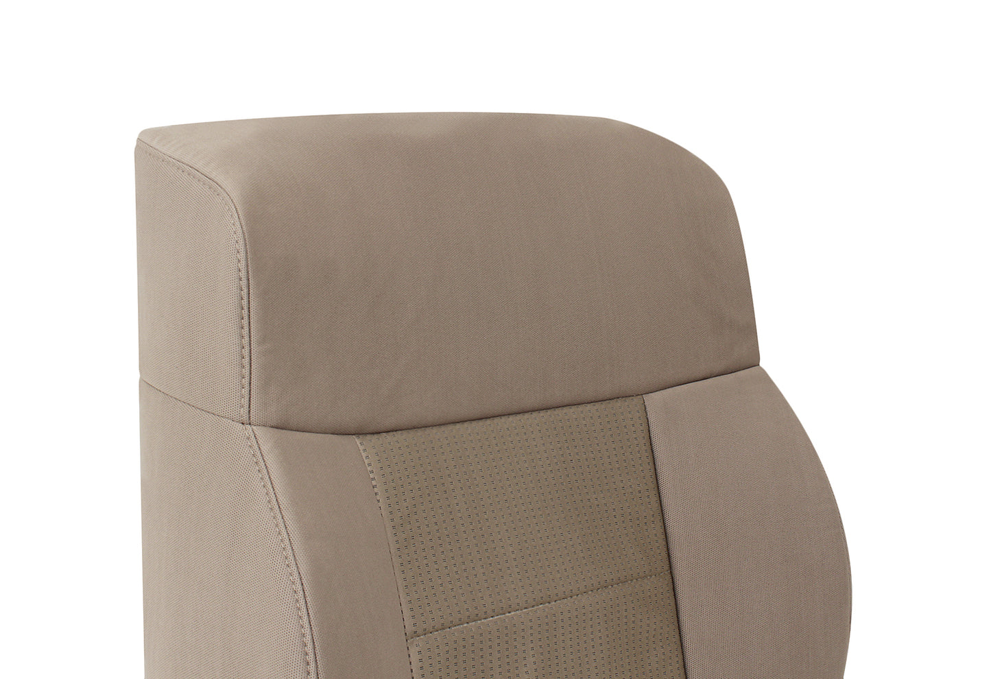 2007–2008 Ford F-150 XLT STX FX4 Passenger Lean Back Cloth Seat Cover Pebble Tan