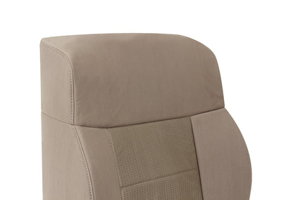 2007–2008 Ford F-150 XLT STX FX4 Passenger Lean Back Cloth Seat Cover Pebble Tan
