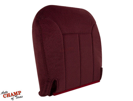 1995-1999 Chevy Silverado GMC Sierra Driver Bottom Seat Cover & Cushion Ruby Red