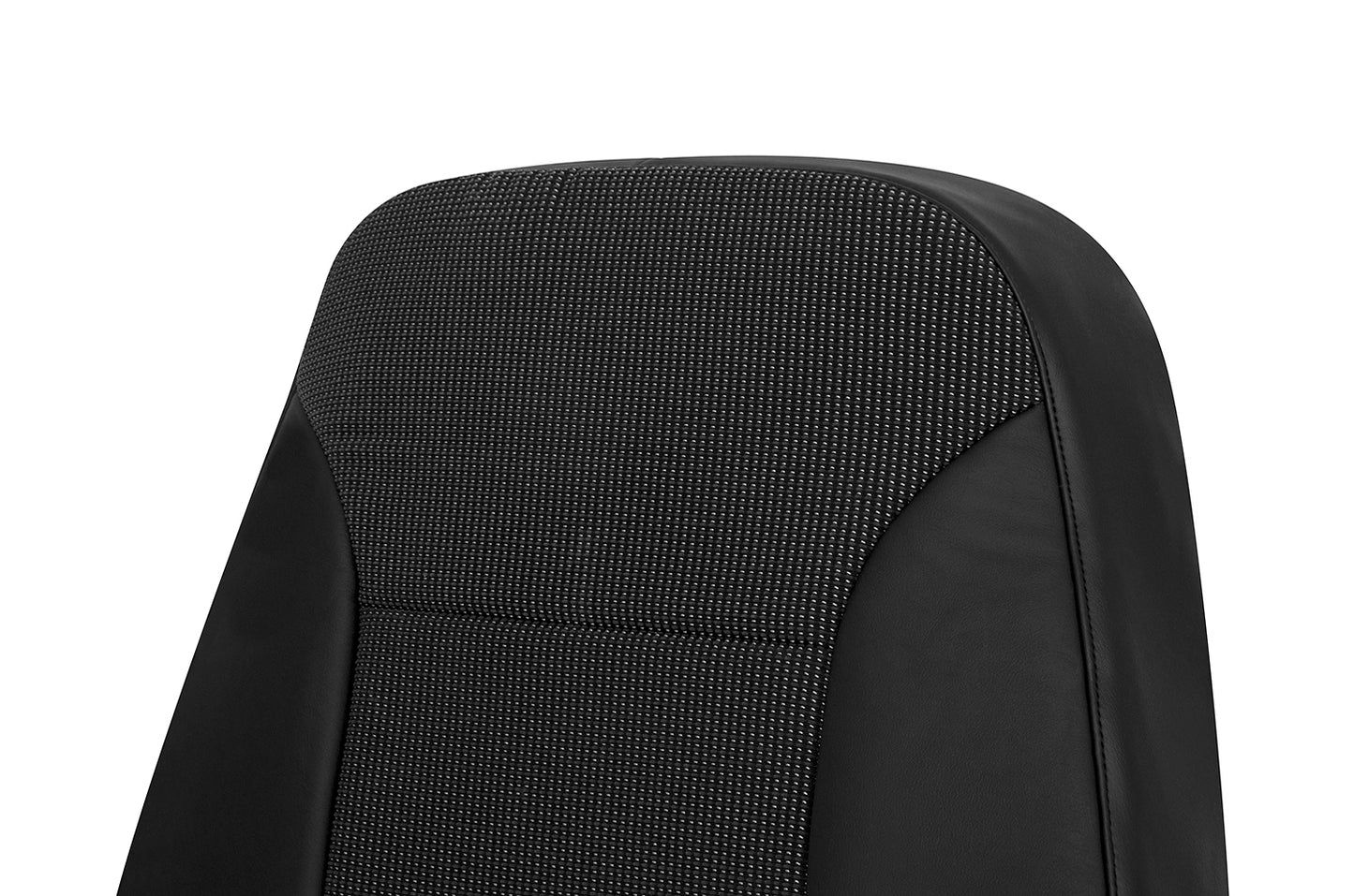 2013–2015 Chevy Malibu Passenger Side Lean Back Cloth Leather Seat Cover Black