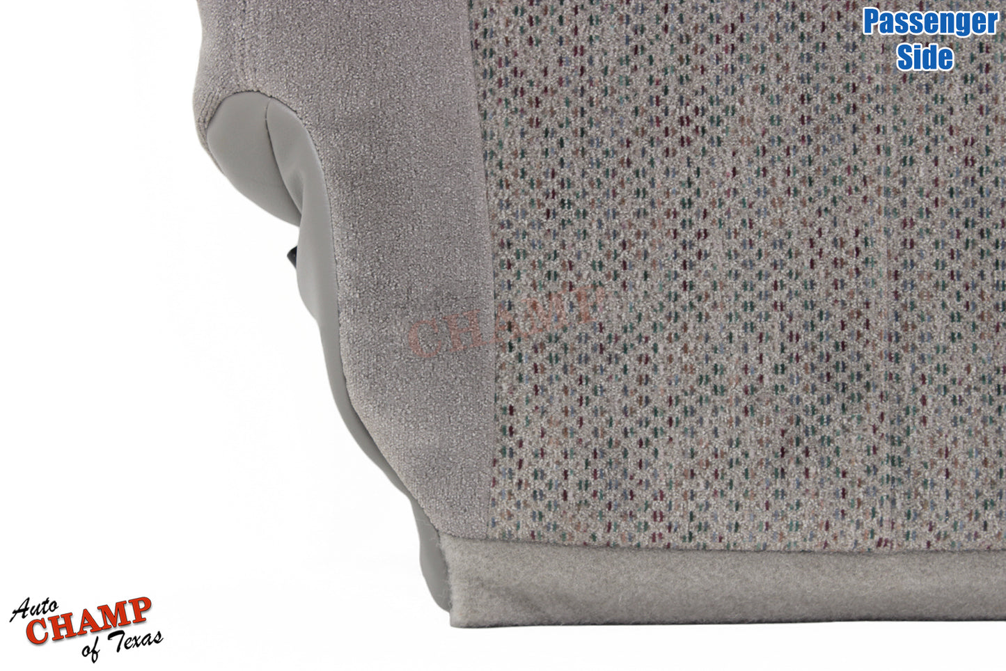 1999-2002 Chevy Silverado LS Z71 Passenger Side Bottom Cloth Seat Cover Gray