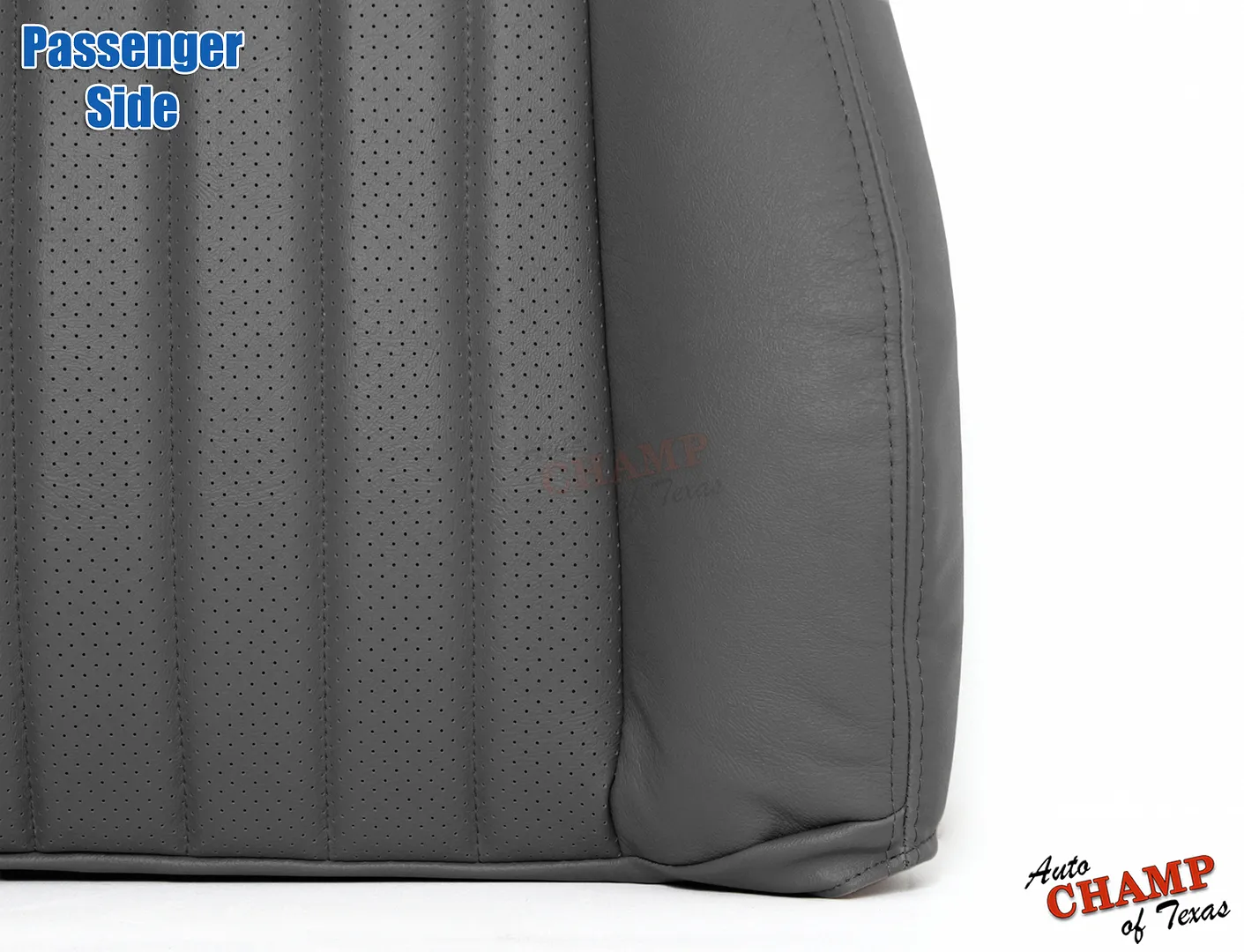1997-1999 Chevy Camaro Z28 RS SS Passenger Lean Back Leather Seat Cover Dark Gray
