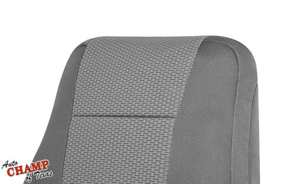 driver upper seat cloth cover 2017 2022 ford f250 xlt gray lean back
