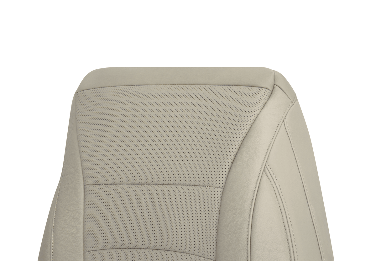 2013-2017 Honda Accord 4-Door Driver Side Lean Back Leather Seat Cover Tan Perforated