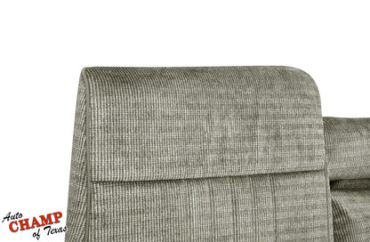 1987-1991 Ford F-150 F-250 F-350 XLT - Bottom/Lean Back Bench Seat Cloth Covers Tan
