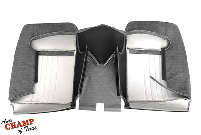 1987-1991 Ford F-150 F-250 F-350 XLT - Bottom/Lean Back Bench Seat Cloth Covers Tan