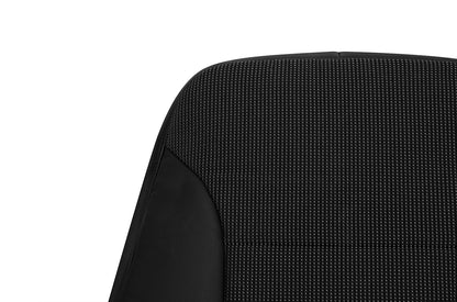 2013–2015 Chevy Malibu Passenger Side Lean Back Cloth Leather Seat Cover Black