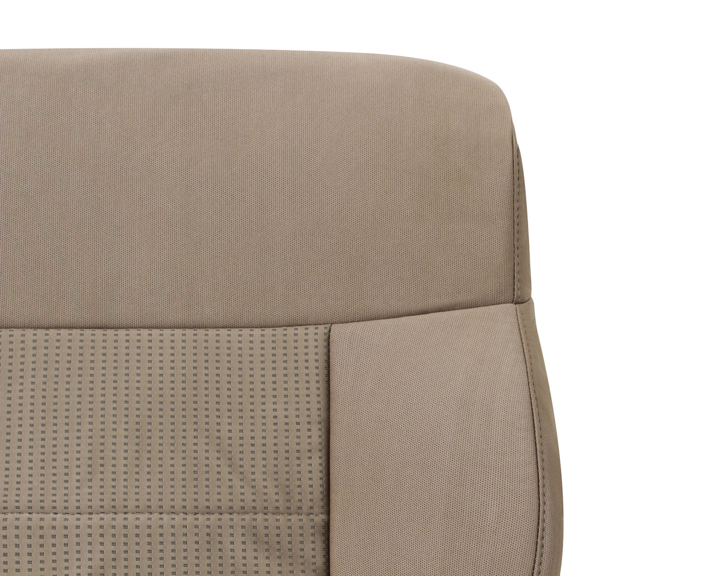 2007–2008 Ford F-150 XLT STX FX4 Driver Lean Back Cloth Seat Cover Pebble Tan