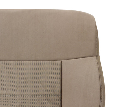 2007–2008 Ford F-150 XLT STX FX4 Driver Lean Back Cloth Seat Cover Pebble Tan