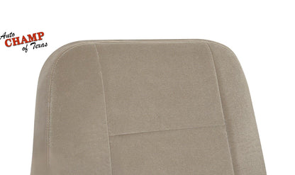 2003-2009 Ford Crown Victoria Driver Side Lean Back Cloth Seat Cover Tan