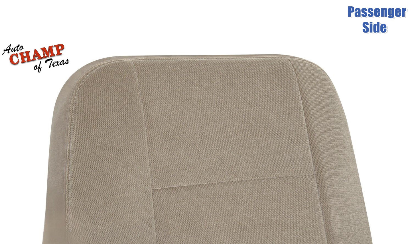 2003-2009 Ford Crown Victoria Passenger Side Lean Back Cloth Seat Cover Tan