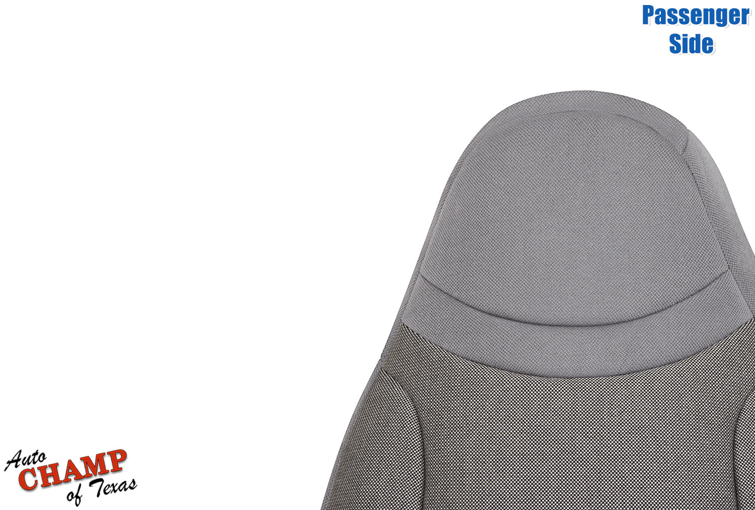 2010-2011 Ford Ranger passenger side lean back seat cover upper section gray