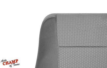 gray cloth lean back driver seat cover 2017 2022 ford f250 xlt