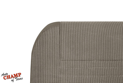 2006 2009 dodge ram work truck driver lean back seat cover medium khaki tan close up