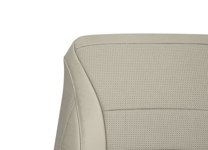 2013-2017 Honda Accord 4-Door Driver Side Lean Back Leather Seat Cover Tan Perforated