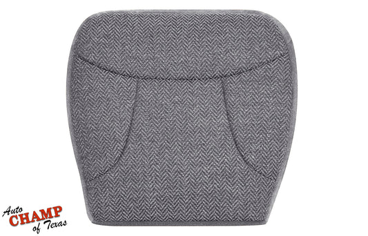 1992-1993 Ford Bronco XLT driver side bottom replacement seat cover gray