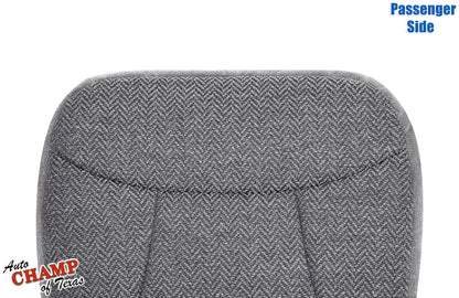 1992-1993 Ford Bronco XLT passenger side bottom cloth seat cover gray durable fit installed