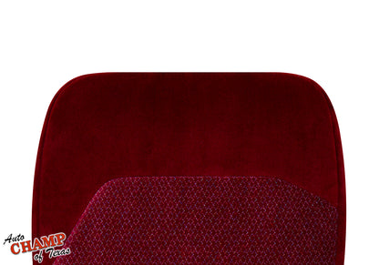 1994-1997 Ford F-250 XLT Driver Side Bottom Cloth Seat Cover Ruby Red 40/20/40