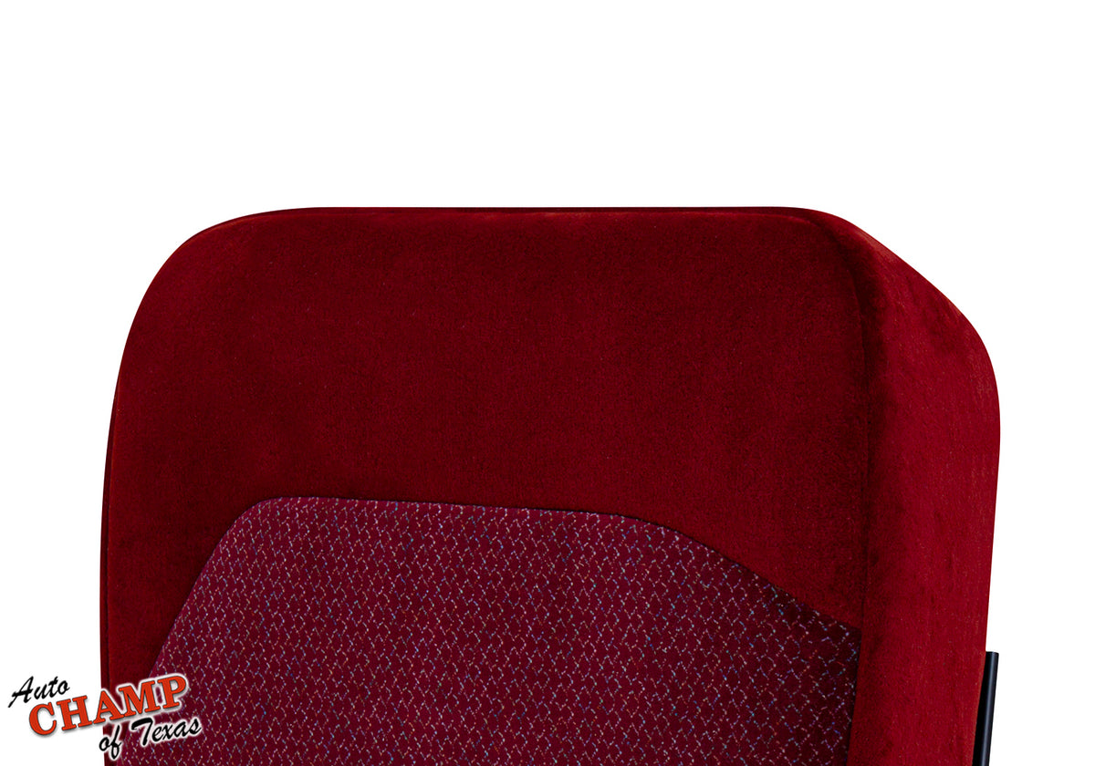 1994-1997 Ford F-250 XLT Driver Side Bottom Cloth Seat Cover Ruby Red 40/20/40