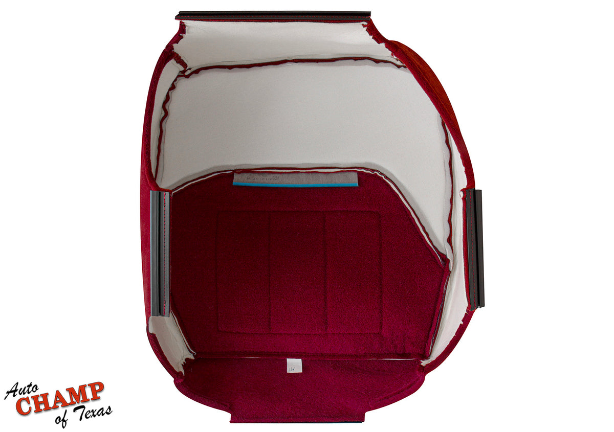 1994-1997 Ford F-250 XLT Driver Side Bottom Cloth Seat Cover Ruby Red 40/20/40