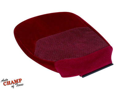 1994-1997 Ford F-250 XLT Driver Side Bottom Cloth Seat Cover Ruby Red 40/20/40