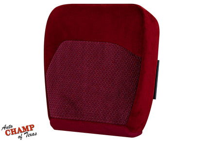 1994-1997 Ford F-250 XLT Driver Side Bottom Cloth Seat Cover Ruby Red 40/20/40