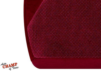 1994-1997 Ford F-250 XLT Driver Side Bottom Cloth Seat Cover Ruby Red 40/20/40
