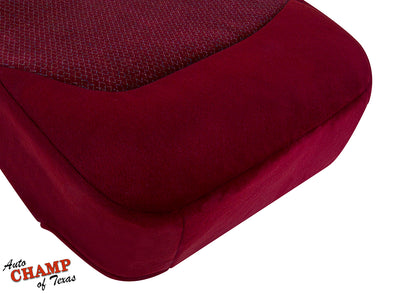 1994-1997 Ford F-250 XLT Driver Side Bottom Cloth Seat Cover Ruby Red 40/20/40