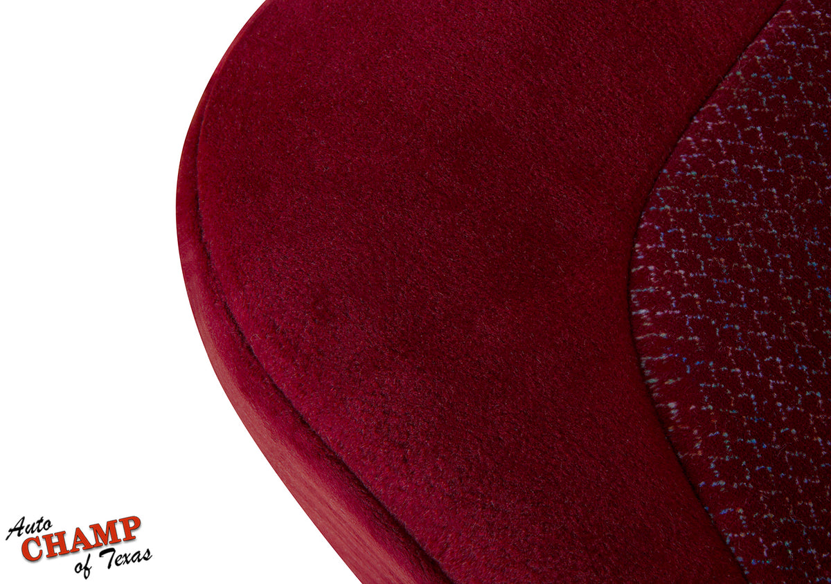 1994-1997 Ford F-250 XLT Driver Side Bottom Cloth Seat Cover Ruby Red 40/20/40