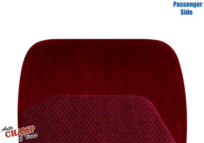 1994-1997 Ford F-250 XLT Passenger Side Bottom Cloth Seat Cover Ruby Red 40/20/40